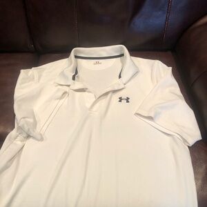 Under Armour Men's Classic White Polo